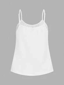 3件装95%纯棉女士褶皱宽松吊带背心，可调节肩带，适合春夏穿着 - 彩色 - 查看 6