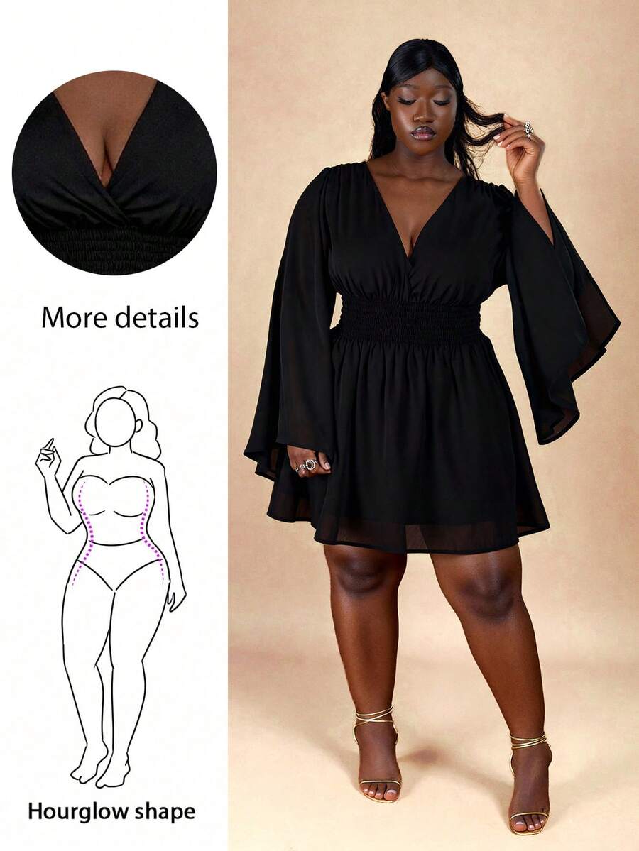 CurvyTilda Váy bó sát cơ thể ngắn xẻ tà gợi cảm đính kim sa cỡ lớn dành cho nữ, phù hợp cho mùa xuân/hè, đầu thu, Halloween, kim sa, trang phục dự tiệc, gợi cảm, thanh lịch