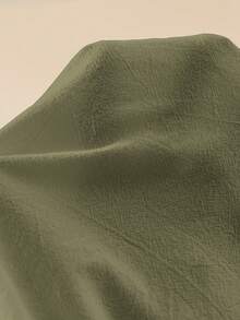 Rosumi Plus Size Vacation Casual Solid Color Hollow Out Pants,Summer Outfits For Women,Vacation Outfits Woman - Army Green - View 10