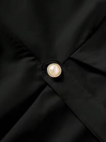 Plus Size New Summer Commuting Hot-Selling Women Dress - Black - View 6