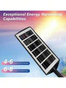 800000LM Super Powerful Solar LED Light Outdoor 500W High Power Outdoor Solar Wall Lamp Garden Street Spotlight - Black - View 7