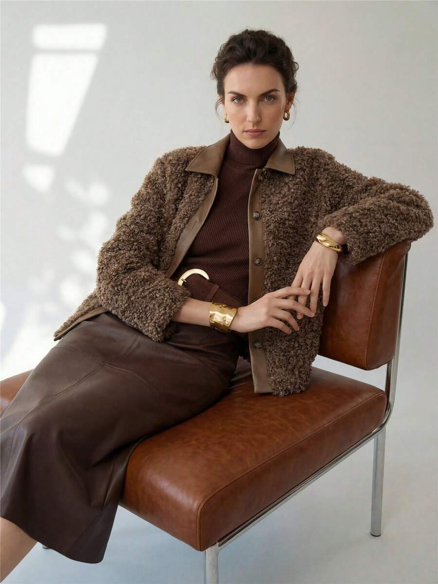 Uhlyne Uhlyne Halloween Women Coats - Brown - View 1