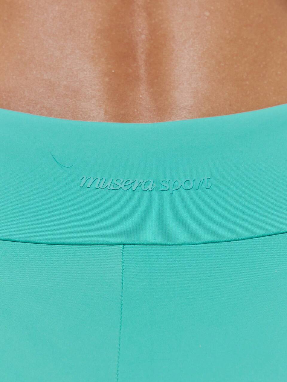 Active Straight Waistband Leggings S Workout Gym Pilates Fitness Daily Casual Aqua