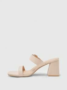 CUCCOO BIZCHIC Women's Fashion High Heel Sandals - Apricot - View 4