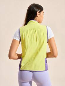 In My Nature Chaleco/Chaqueta para mujer de exterior amarillo - Amarillo - Ver 3