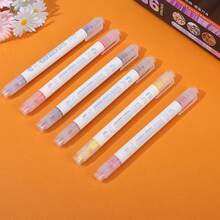 36色双头丙烯马克笔套装，水性颜料马克笔，适用于艺术家、学生、绘画、着色、素描、DIY手工。 - 多色 - 查看 5