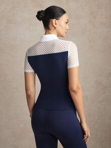 Activina Women Equestrian Clothing - Blue and White - View 2