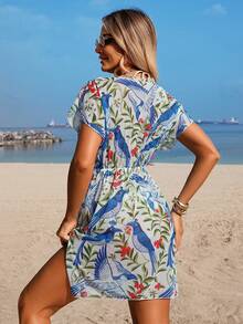 Swim Vcay 掩饰 - 藍白色 - 查看 2