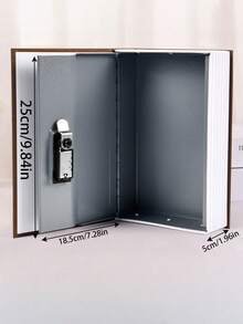 Caja fuerte oculta con cerradura de combinación - Un caja fuerte de metal de alta seguridad para uso doméstico y de oficina. Con amplio espacio de almacenamiento, es un regalo de cumpleaños ideal para amigos; funciona como una caja de dinero o una mini caja fuerte doméstica. - A - Ver 3
