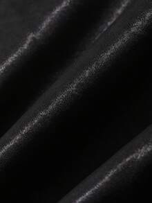 Livesso Women's Lace Patchwork Casual Loungewear Top - Black - View 7