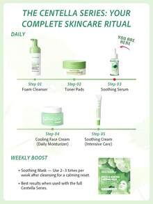 Slow Sunday Centella Asiatica Soothing Serum, With Centella Asiatica Extract & Sodium Hyaluronate & Dipotassium Glycyrrhizate, Lightweight & Refreshing, Soothing & Calming, Smooths Skin, Korean Skin Care, Ideal For All Skin Types, Suitable For Summer - Centella asiatica - Xem 6