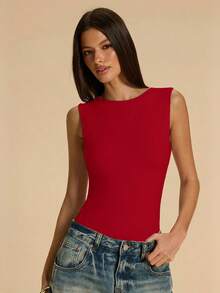 Women Two-Piece Outfits - Rojo - View 7