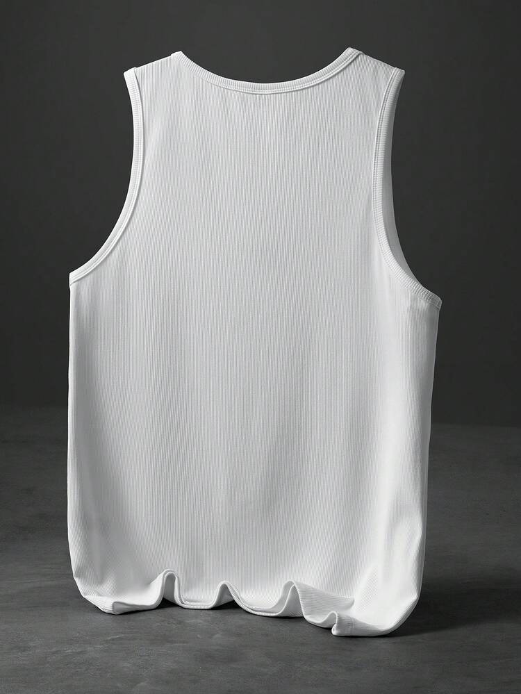 PAVTROS Áo dệt kim không tay unisex, vai hẹp, màu trung tính, dáng ôm, thanh lịch tối giản, kiểu dáng gọn gàng, trang phục cơ bản cho cả nam và nữ, phong cách tối giản hàng ngày, tập luyện, mặc nhà, phối lớp, dành cho cặp đôi, quà tặng ngày lễ, quà tặng cho bạn trai - trắng - Xem 2