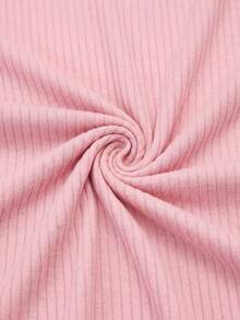 Loomlin Camicia da notte in 100% cotone con ricamo di lettere e mezzo bottone - Rosa - Visualizzare 4
