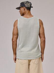 Musero Camiseta de punto holgada y oversize, esencial para primavera y verano - verde menta - Ver 2