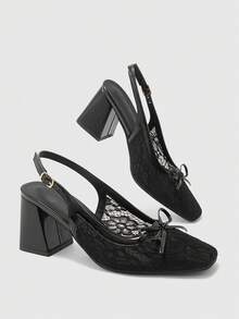 CUCCOO BIZCHIC Women's Fashion High Heel Shoes - Black - View 2