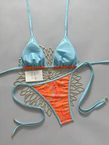 Swim Mod 2026 Spring/Summer New Sexy Bikini Two Pieces Swimwear Set - Multicolor - View 2