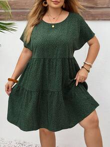 SHEIN CURVE+ Curve 尺码 US22 音乐节、海滨度假、波西米亚风女士春夏连衣裙 女士复古连衣裙 - 彩色 - 查看 3