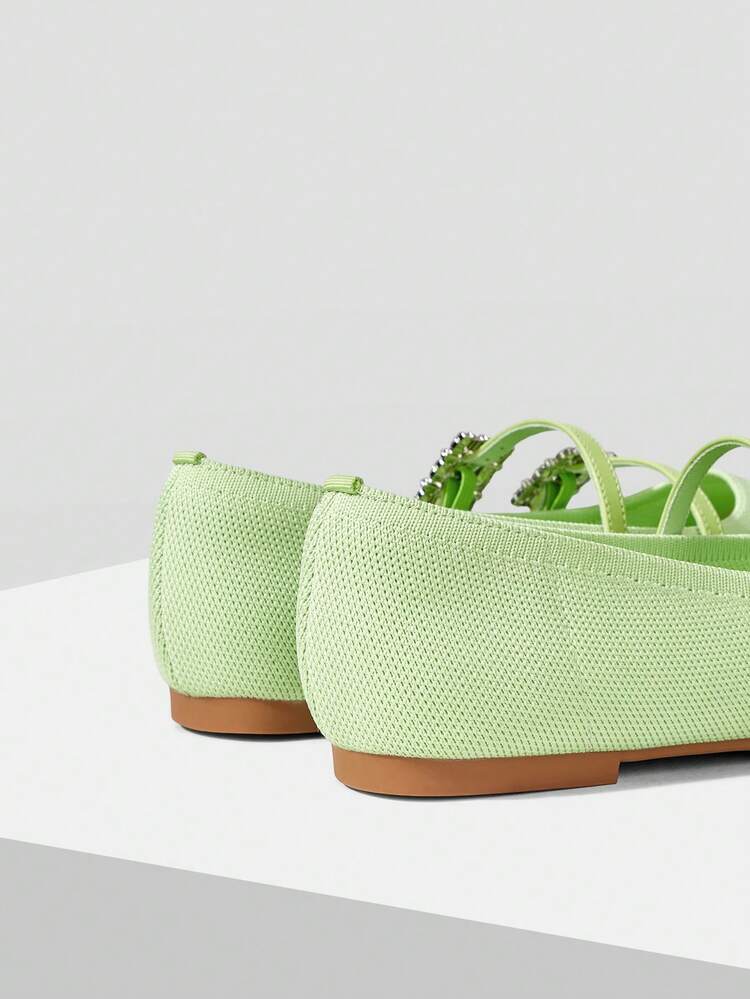 WOMEN SHOES NEW FRENCH FASHION WOVEN DOUBLE-BREASTED SQUARE-HEAD FLAT MARY JANE SHOES, VERSATILE, COMFORTABLE, LIGHT AND BREATHABLE, SIMPLE FAIRY STYLE TEMPERAMENT ELEGANT AND ONE-PEDAL HIGH-END SINGLE SHOES