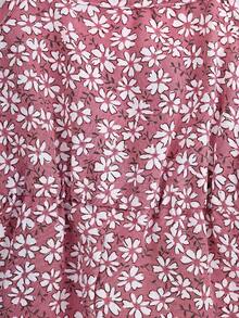 SHEIN Romper Camisole Motif Bunga Daisy Tenun untuk Anak Perempuan - Berwarna merah muda - View 10