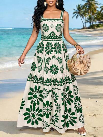 SHEIN Lady 女士度假连衣裙