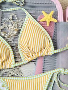 Swim Mod Women's Casual Vacation Ditsy Floral Bikini 2 Pieces Set - Multicolor - View 8