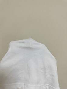 SHEIN PETITE 女士纯色金属装饰时尚修身露背上衣，适合音乐会、节日派对等场合 - 白色 - 查看 9