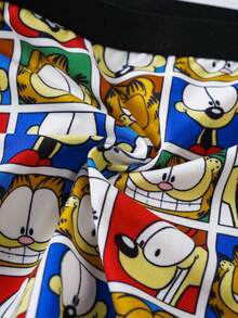 GARFIELD | SHEIN Bộ 3 quần lót boxer in hình hoạt hình dành cho bé trai tuổi teen. - Nhiều màu - Xem 7