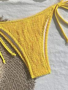 Swim Vcay Bộ bikini đi biển dành cho nữ - Màu vàng - Xem 4