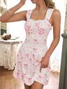 CottageSlumber French Romantic Ditsy Floral Camisole Nightgown For Women