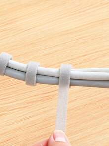 1 Roll 3 M Charging Cable Organizer, Cable Tie, Cable Tie, Data Cable Storage, Self-Adhesive Double-Sided Winding Strap, Suitable For Earphone/USB Cable, Computer Cable, Desktop Cable Organizer, Cable Management, Home Office Storage, Christmas Holiday Gift Giving - Multicolor - View 5