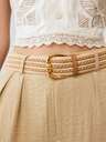 MOTF PREMIUM PRE MULTICOLOR BOHEMIAN KNIT PIN BUCKLE BELT