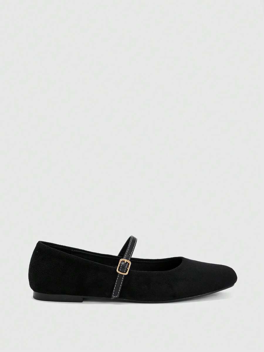 CUCCOO BIZCHIC Sapatilhas femininas casuais, versáteis e simples para o dia a dia. - Preto - Ver 1