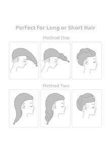 TOM & JERRY X SHEIN 1 Cartoon Embroidered Hair Cap Made Of Super Absorbent Material, Suitable For All Hair Volumes And Lengths - Multicolor - View 5