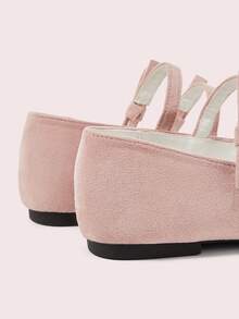 CUCCOO DOLLMOD 气质蝴蝶结轻盈甜美百搭玛丽珍女鞋春夏新款可爱约会优雅平底舒适文艺浅粉色芭蕾舞鞋 - 淺粉色 - 查看 4