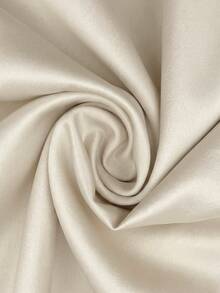 SHEIN Clasi Vestido con cintura ceñida, estampado floral y de hojas en fondo color albaricoque, con abertura en el bajo - Albaricoque - Ver 5