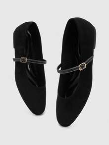 CUCCOO BIZCHIC Sapatilhas femininas casuais, versáteis e simples para o dia a dia. - Preto - Ver 2