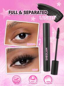 SHEGLAM Big Energy Mascara-Black Brand Beauty Cosmetic Makeup For Women And Girls - Black - View 3