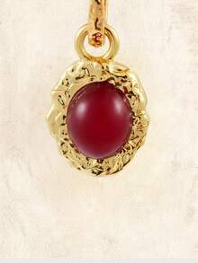Glisma Pendientes de mujer, Premium/Dinero Viejo/Elegante, Sexy/Vintage, Para Mamá/Mujer/Niña/Madre, Verano/Playa/Baile de Graduación/Fiesta, Corazón - Rojo - Ver 5