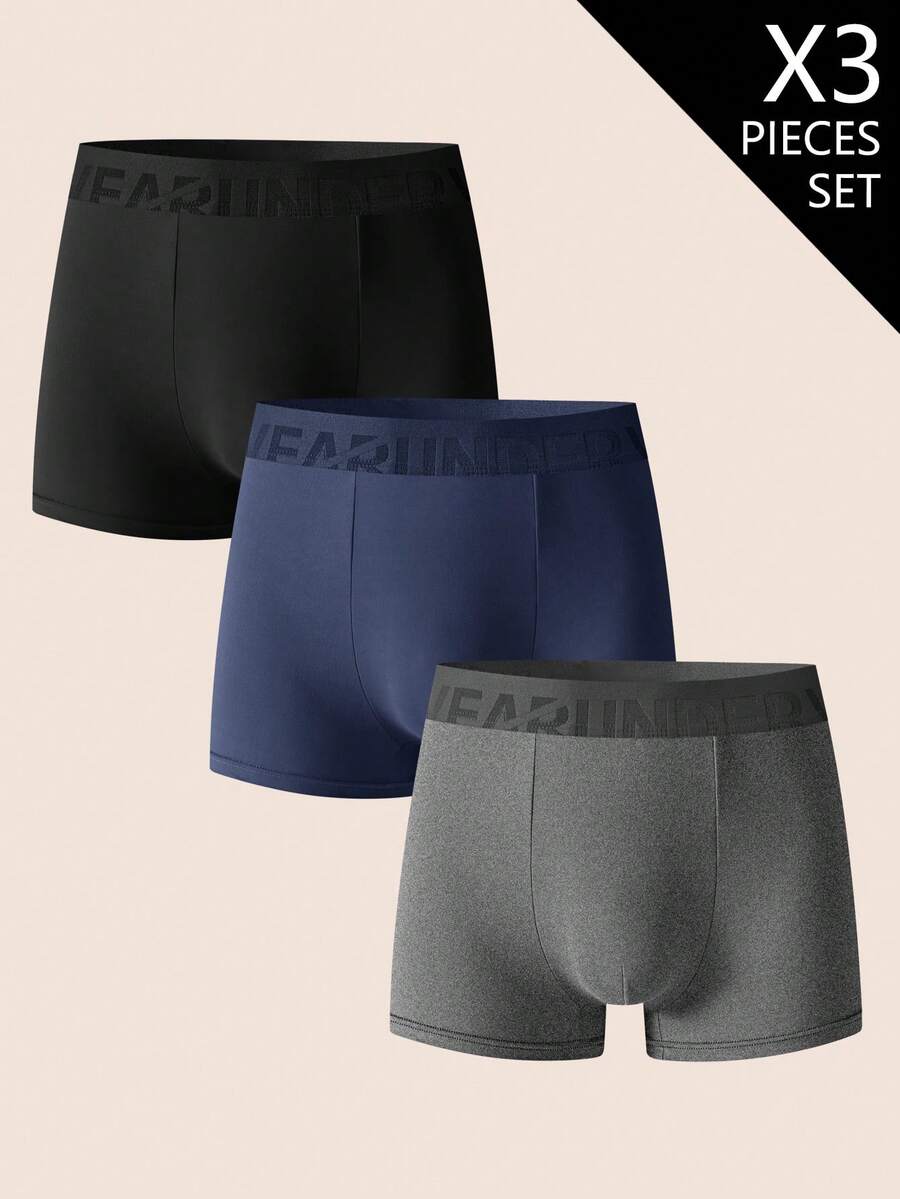 3pcs Men Briefs (Soft & Comfortable) - Multicolor - View 1