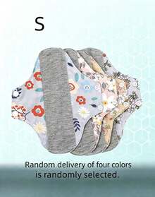 10-Piece Sanitary Pads, Reusable, Washable, Cloth Menstrual Pads, Panty Liners, Suitable For Heavy Incontinence Patients | Color Of Sanitary Pads Is Random. - Multicolor - View 11