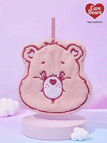 Care Bear X Joivida 1 件卡通熊毛绒挂巾 | 柔软吸水手巾，彩虹/云朵图案 | 浴室厨房装饰 - 彩色 - 查看 8