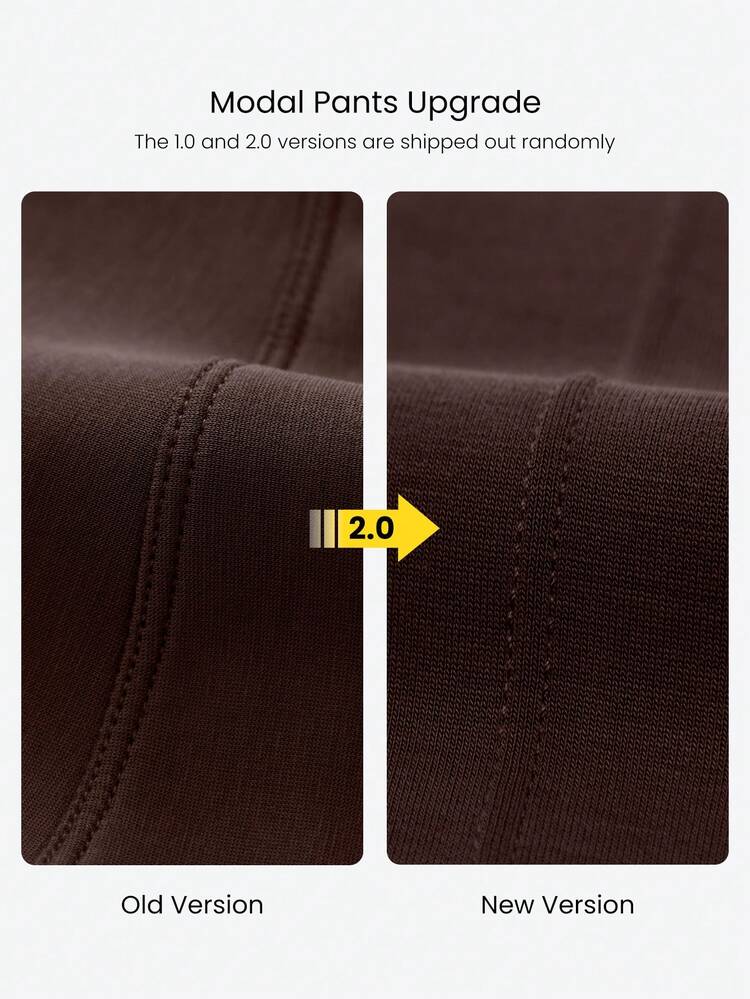 30" Regular SoftCalm Modal Silk Touch Wide Leg High Waist Lounge Pants With Side Pockets Daily Casual Spring Summer