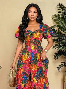 SHEIN Lady 女士度假连衣裙 女士中长连衣裙 - 彩色 - 查看 8