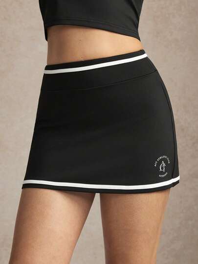 Activina 女士撞色褶裥口袋高尔夫裙裤，休闲日常穿着