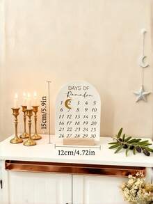 1PC 2D Flat Design Ramadan Countdown Calendar Arabic English For Home Mosque Islamic Center Desktop Decor Ramadan Gift Decoration - Ramadan Countdown Decorations - View 11