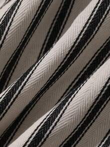 DAZY Women's Striped Pocket Casual Denim Jumpsuit - Blue - View 3