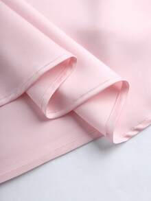 GlowEve 2026 Summer New Arrival Elegant Sexy Satin Jacquard 2-Piece Set With 3D Floral Details – Sleeveless Top Skirt For Daily Golf, Party, And Date Nights - Pink - View 4