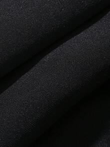 FRIFUL Bộ 2 món gồm áo lưới thắt nút phía trước và áo liền quần hai dây dành cho nữ. - màu đen - Xem 3