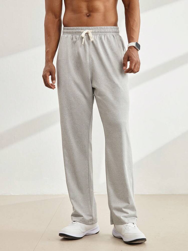 Driftmere Men's Sports Pants For Spring/Summer, Suitable For Daily Workout, Outdoor Activities, And Commuting - Light Grey - View 6